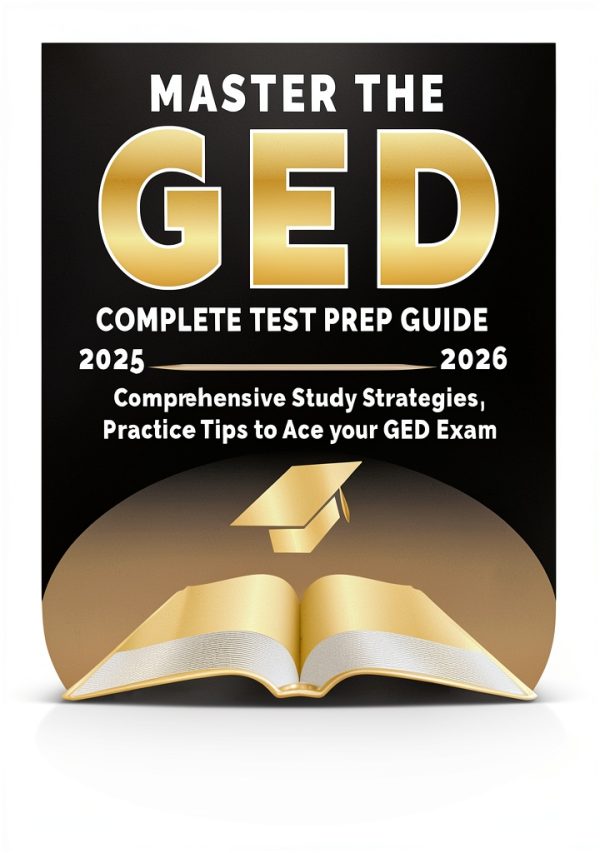 GED Test Prep eBook by Caunoco Press, English, 202 pages-0