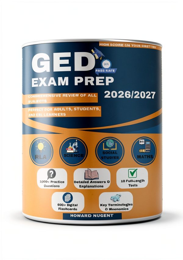 GED Test Guide for Kindle - Unlimited Access, 355 Pages-0