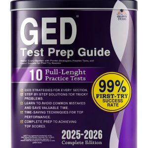 GED Test Guide Kindle Edition by ExamPrep 254-Page Study Book-0