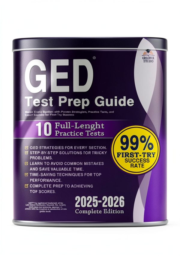 GED Test Guide Kindle Edition by ExamPrep 254-Page Study Book-0