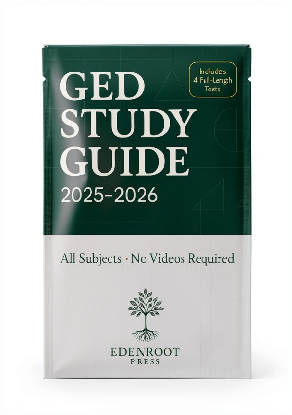 GED Test Guide by Edenroot Press, Kindle Edition, 550 Pages-0