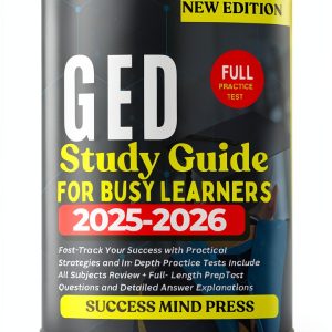 GED Test Guide Kindle Edition by Academic Press 241 Page Print Replica-0