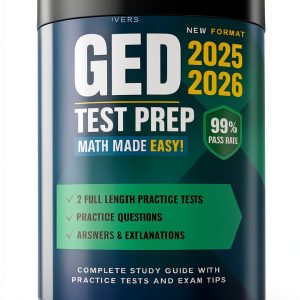 GED Test Guide for Kindle, English, 197 Pages, Print Replica-0
