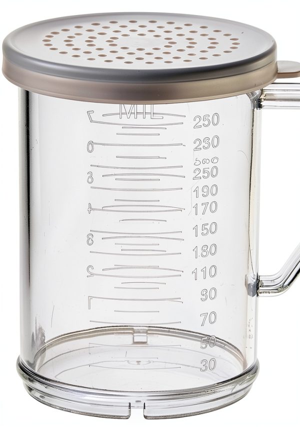 Winco Dredge 10 oz Clear Snap-on Lid Medium PDG-10CM-0