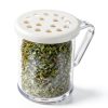 SAN Plastic Shaker by Carlisle FoodService - 8oz Clear Dredge with Lid-0