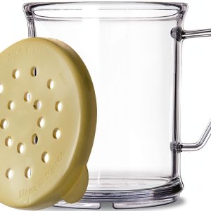 Lid for Dredge by Carlisle FoodService Yellow SAN Plastic Cover-0