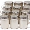 Winware Stainless Steel Dredges 10-Ounce with Handle, Set of 12-1