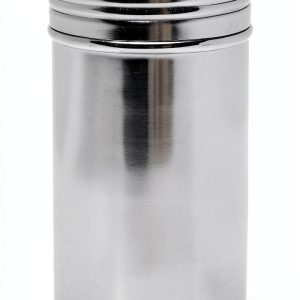 Browne Foodservice 16 oz Stainless Steel Dredge, Silver-0