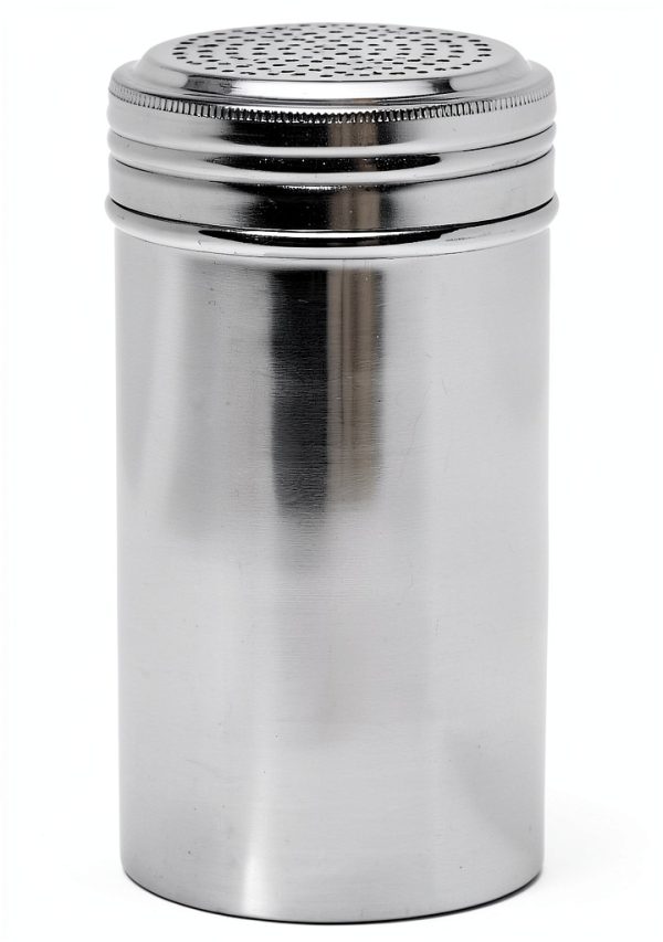 Browne Foodservice 16 oz Stainless Steel Dredge, Silver-0