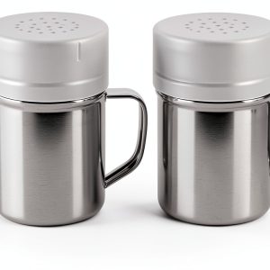 Stainless Steel Dredge Shaker AIFUDA 2 Set Handle 16 Stencil Molds-0