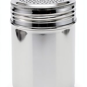 Stainless Steel Dredge Shaker Set 10 oz 2 Pack by Notana-0