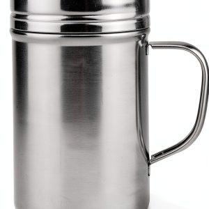 Metal Dredge Shaker Back of House Ltd 10 Oz Stainless Lid with Handle-0